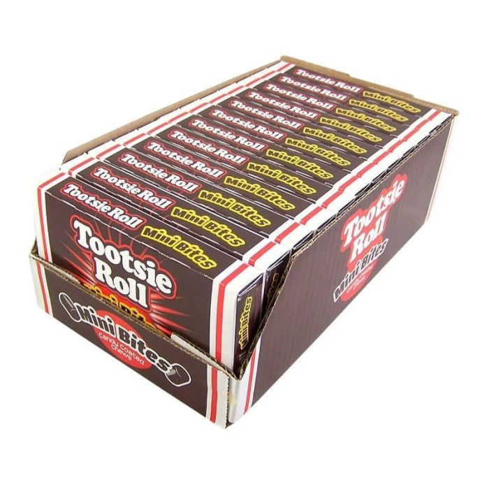Tootsie Roll Mini Bites Theatre Box 12 x 99g (case) - Out of Date
